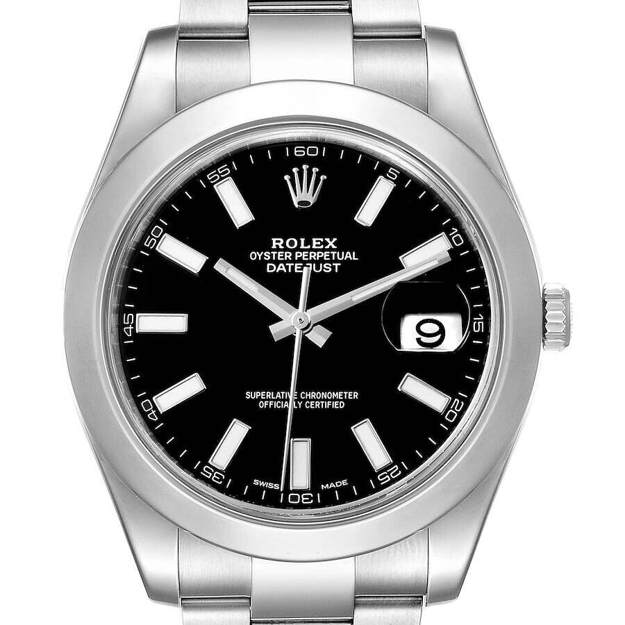 Rolex 41mm Datejust 41 Black Dial (Pre-Owned)